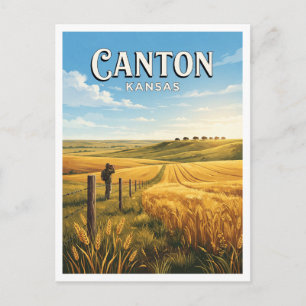 Maxwell Wildlife Refuge Canton Kansas Travel Postcard