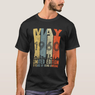 MAY 1960 Vintage Funny 60Th Birthday Gift T-Shirt