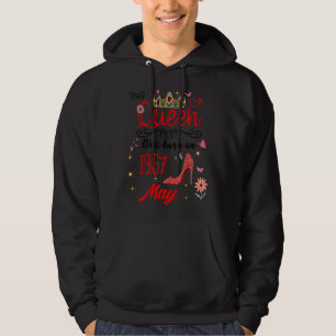 May 1967 Birthday This Queen Was Born In May 1967 Hoodie