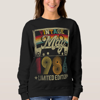 May 1986 36th Birthday 36 Years Old Sweatshirt