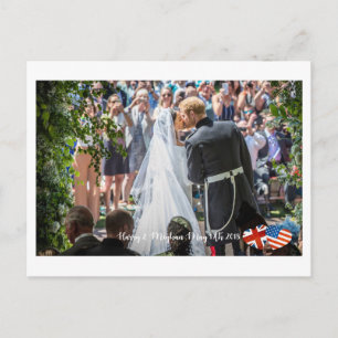 May 19th 2018: When Harry married Meghan Postcard