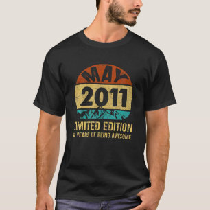 May 2011 Limited Edition 11Th Birthday 11 Years Ol T-Shirt
