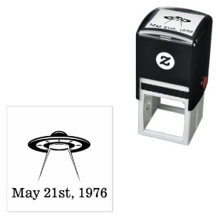 May 21st 1976 UFO Ride Self-inking Stamp