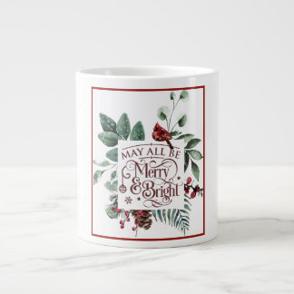May All Be Merry & Bright Large Coffee Mug