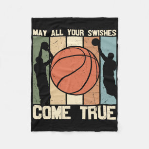 May All Your Swishes Come True Fleece Blanket
