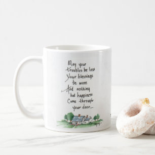 May All Your Troubles be Less Coffee Mug