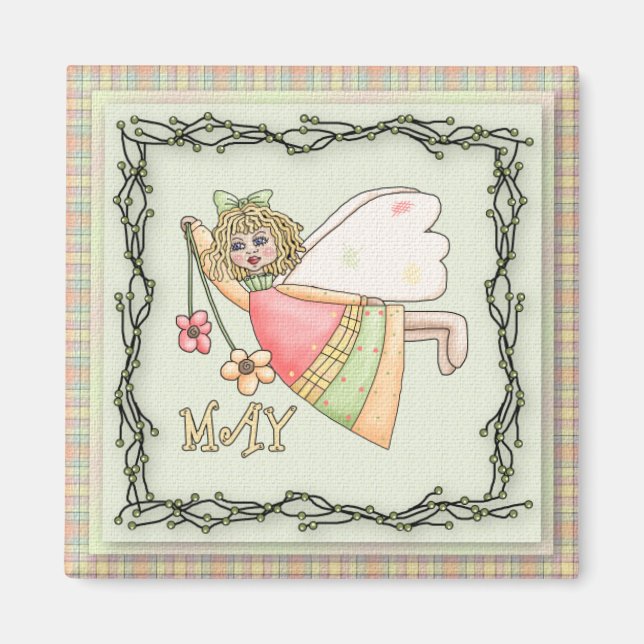 May Angel / Fairy Month Magnet (Front)
