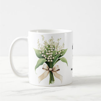 May birth flower  coffee mug