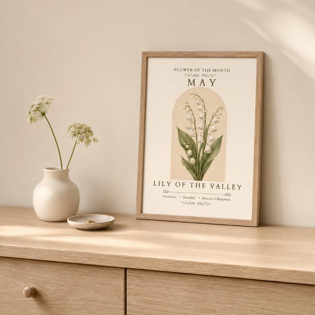 May Birth Flower Lily of the Poster (Creator Uploaded)
