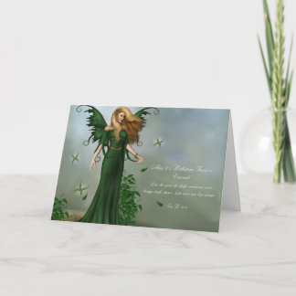 May Birthstone Fairy Card