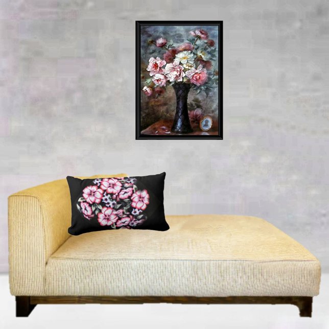 May Bloom  Lumbar Pillow (This May Bloom Lumbar Pillow, is as decorative, as it is relaxing, to enjoy!)