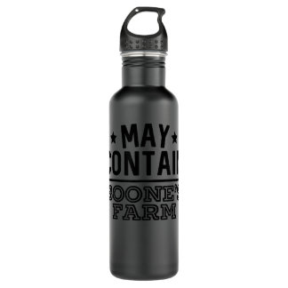 May Contain Boone's Farm Funny Wine Alcohol  710 Ml Water Bottle