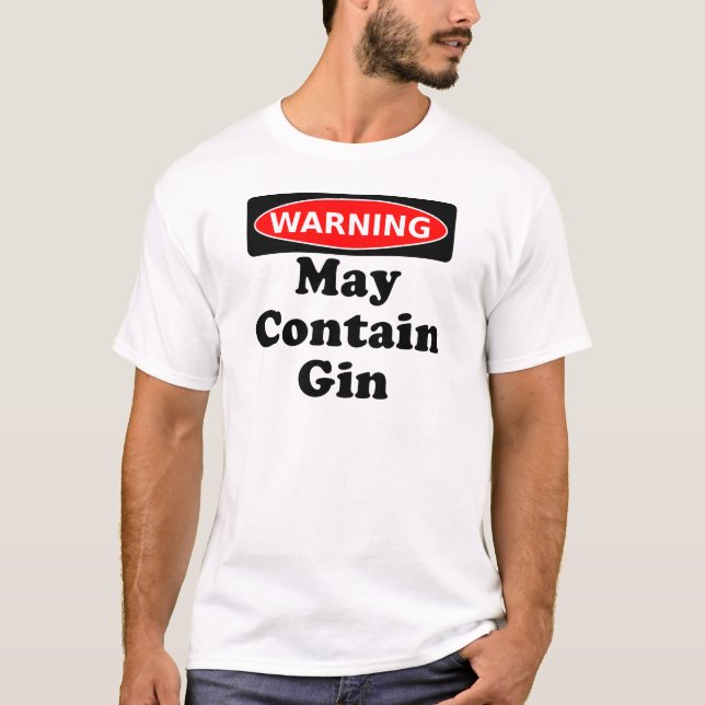 May Contain Gin T-Shirt (Front)