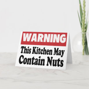 May Contain Nuts Holiday Card
