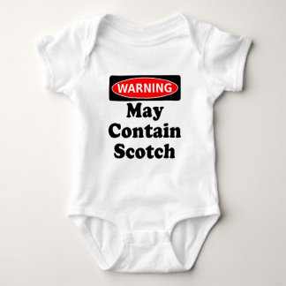 May Contain Scotch Baby Bodysuit