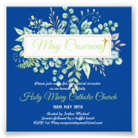 May Crowning Invites Virgin Mary Catholic Invites