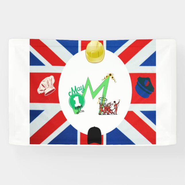 May Day (Labour Day ) - UK Theme Banner (Horizontal)