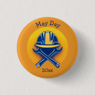 May Day Tools 1 Inch Round Button
