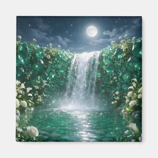 May Emerald Waterfall Magnet