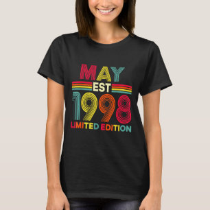 May est 1998 birthday limited edition 28-year-old T-Shirt