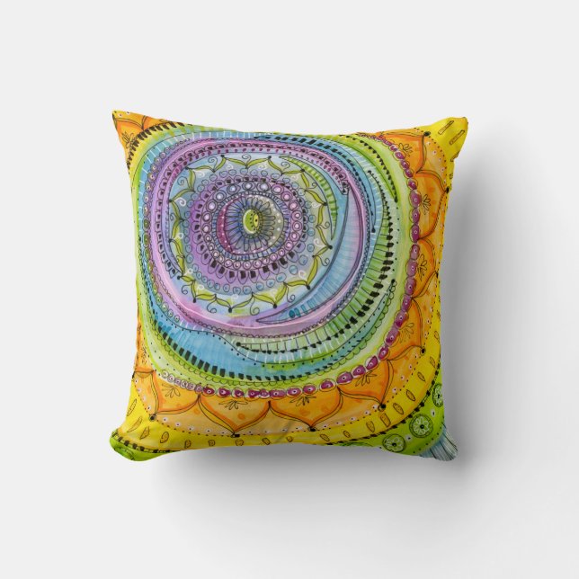 May Everyday Be Filled With Sunshine Throw Pillow (Front)