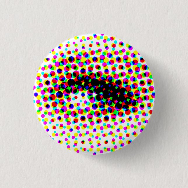 May Eye? 1 Inch Round Button (Front)