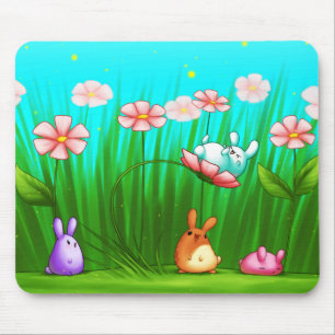 May Flower Fun Mousepad