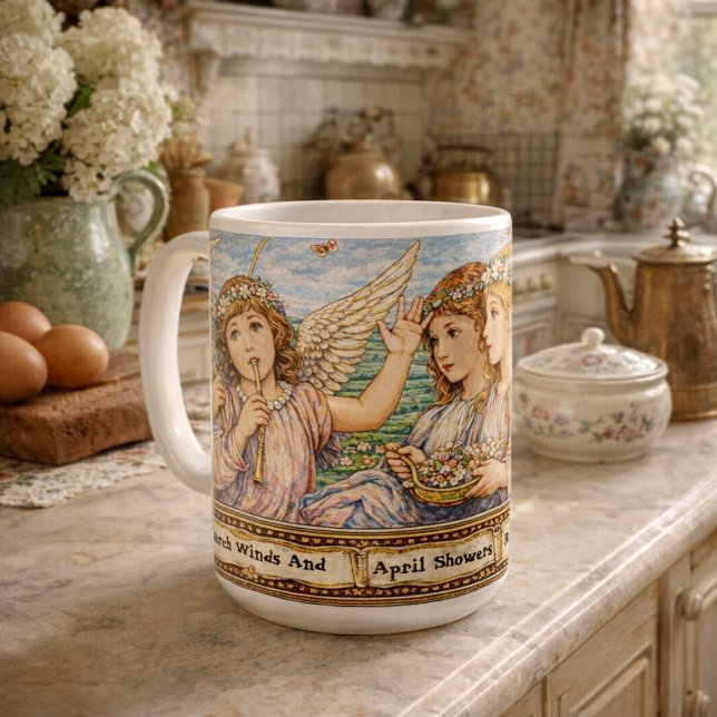 May Flowers Angels Coffee Mug (Creator Uploaded)
