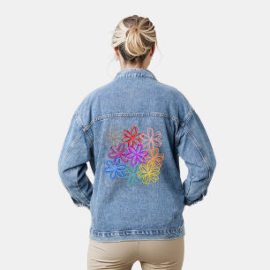 May Flowers  Denim Jacket