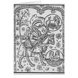 May, from the 'Almanach des Bergers', 1491