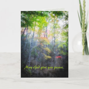May God Give You Peace, Psalm 34 Card