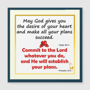 May God Gives You  the Desire of Your Heart  Card