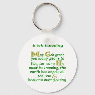 May God Grant You Many Years Keychain
