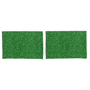 May Green Glitter Pillowcase