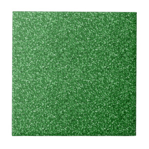 May Green Glitter Tile