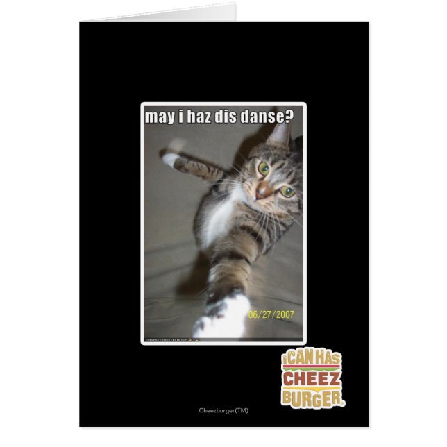 may I haz dis dance? (Front)
