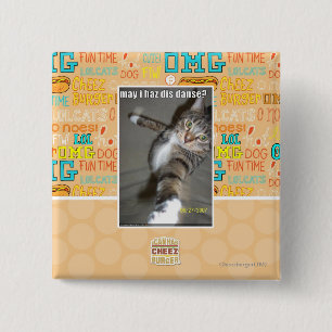 may I haz dis dance? 2 Inch Square Button