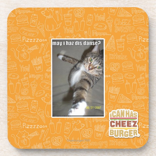 may I haz dis dance? Coaster (Front)