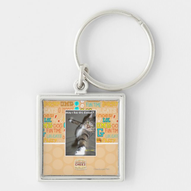 may I haz dis dance? Keychain (Front)