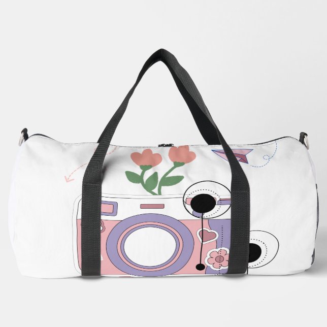 May I take your photo?  Duffle Bag (Front)