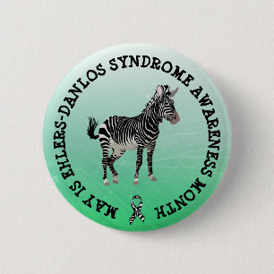 May is Ehlers-Danlos syndrome Month Button