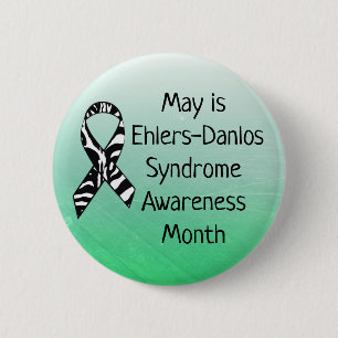 May is Ehlers-Danlos syndrome Month Button