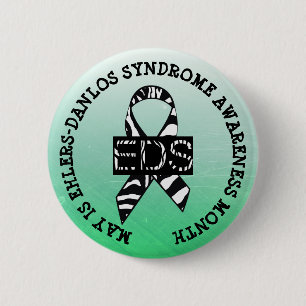 May is Ehlers-Danlos syndrome Month Button