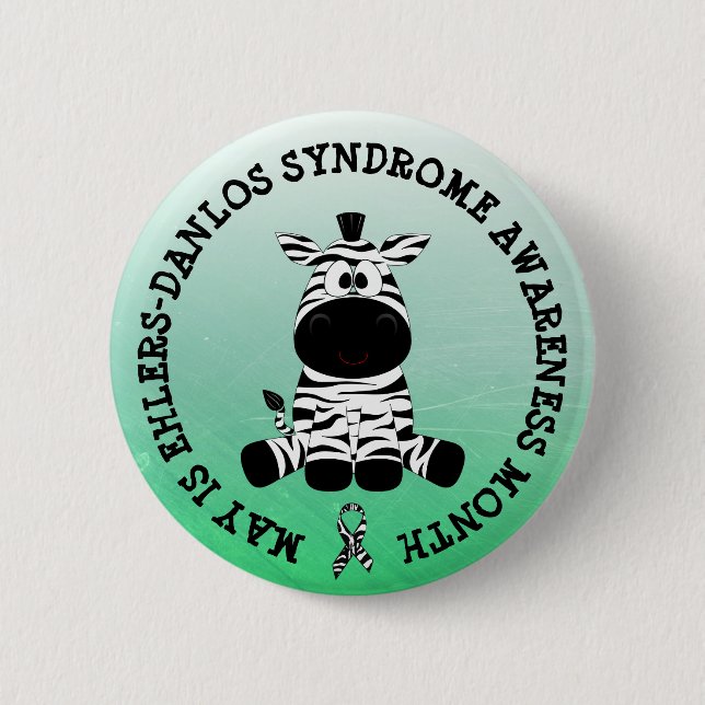 May is  Ehlers-Danlos syndrome  Month Button (Front)