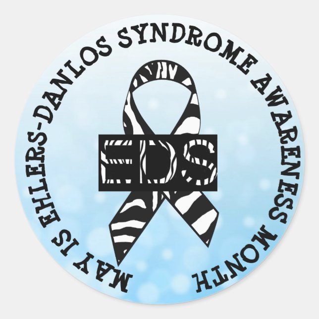 May is Ehlers-Danlos syndrome Month Stickers (Front)