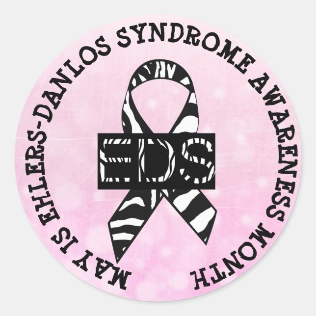 May is Ehlers-Danlos syndrome Month Stickers (Front)