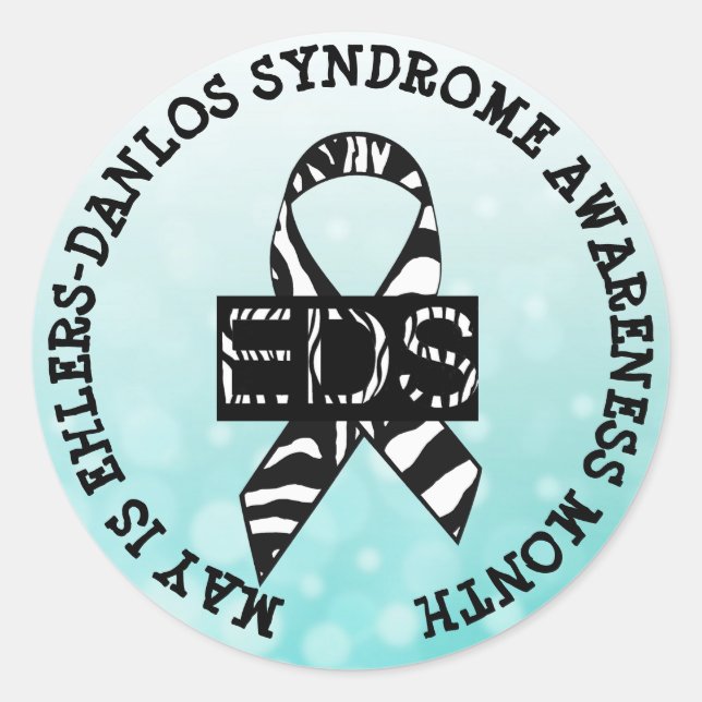 May is Ehlers-Danlos syndrome Month Stickers (Front)