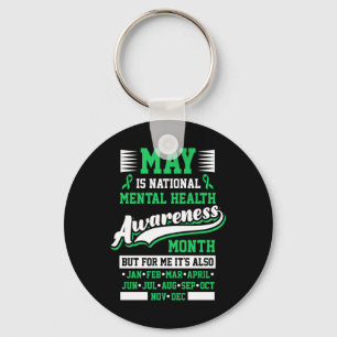May Is National Mental Health Awareness Month Posi Keychain