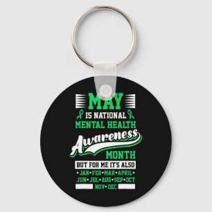 May Is National Mental Health Awareness Month Posi Keychain