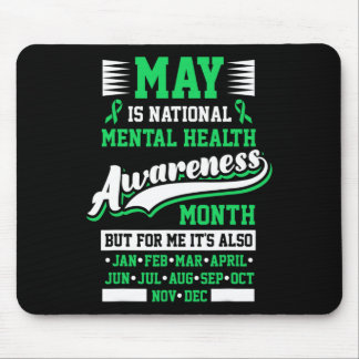 May Is National Mental Health Awareness Month Posi Mouse Pad